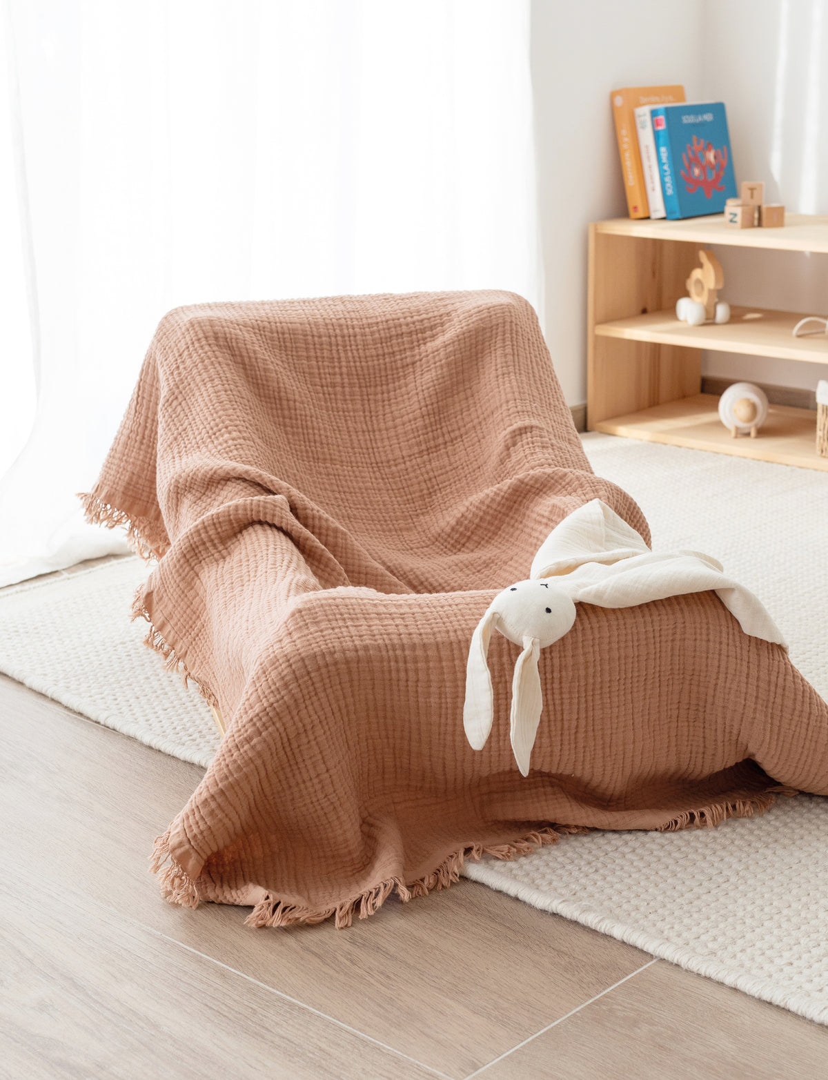Deken swaddle Moka