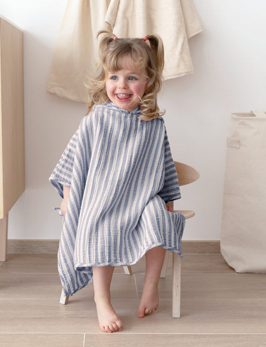 Poncho gaze de coton Wonder