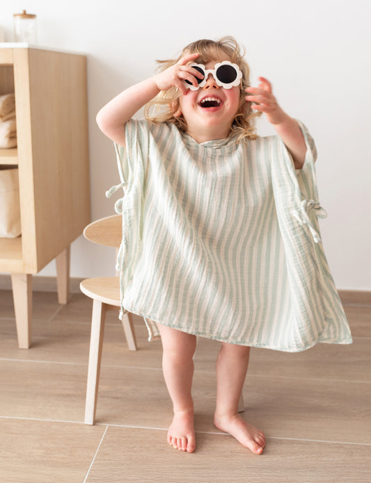 Poncho gaze de coton Relax