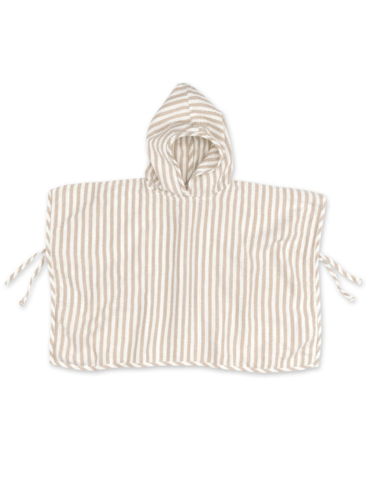 Poncho gaze de coton Sesame