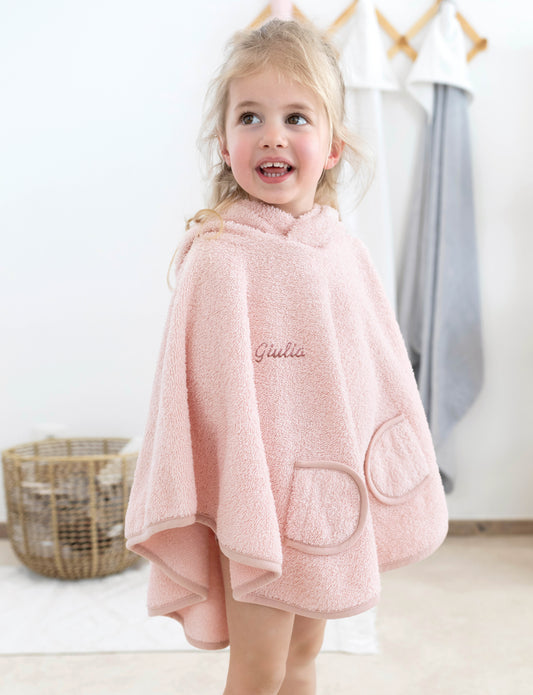Bath poncho Blush