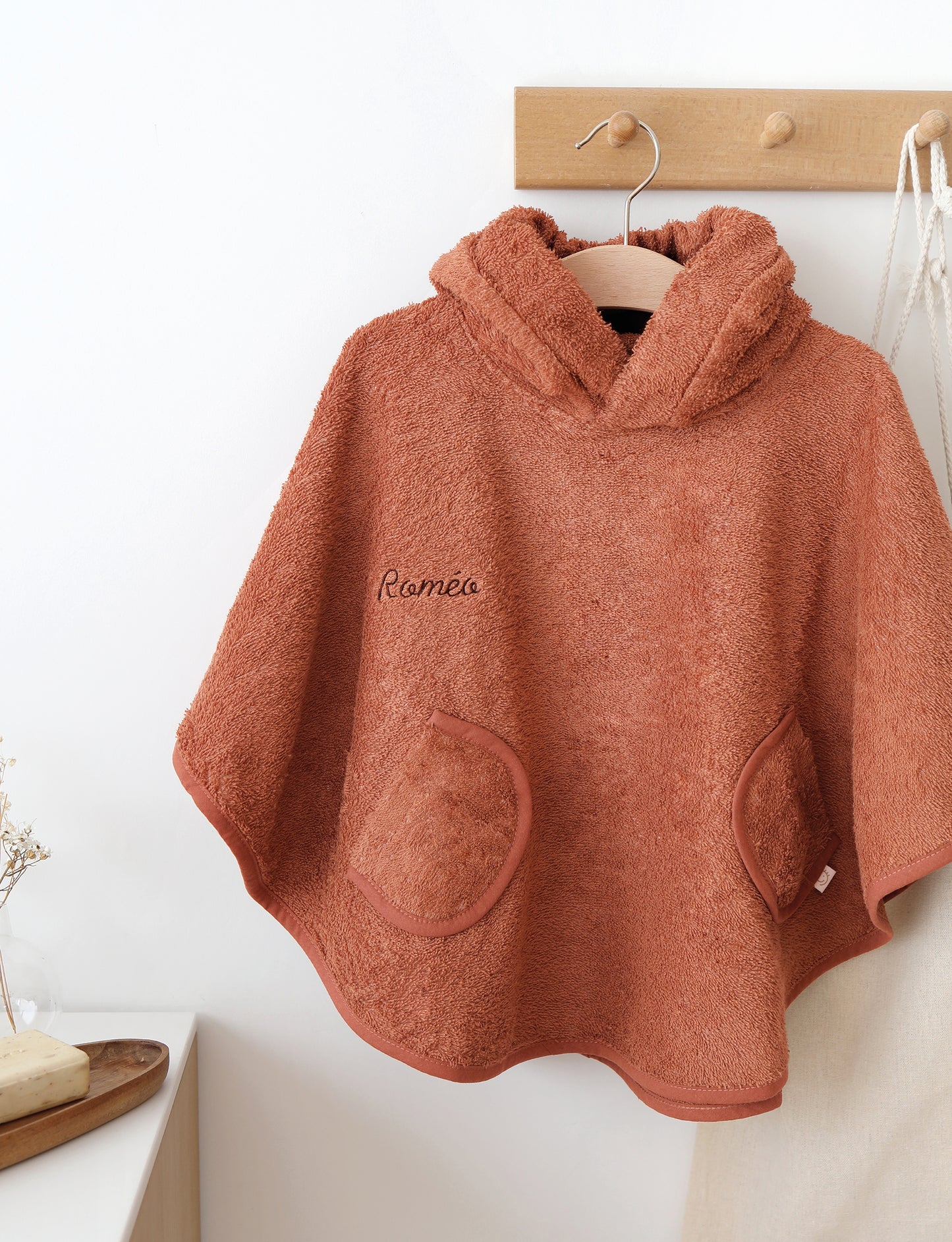 Bath poncho Brick