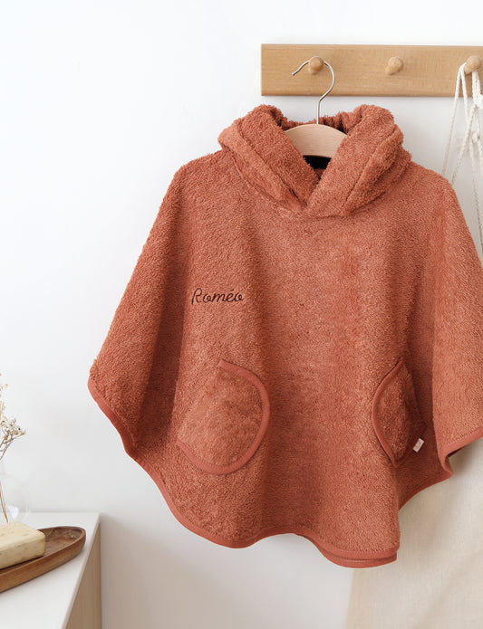 Bath poncho Brick
