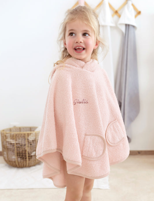 Bath poncho Rosa