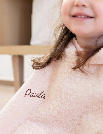 Bath poncho Rosa
