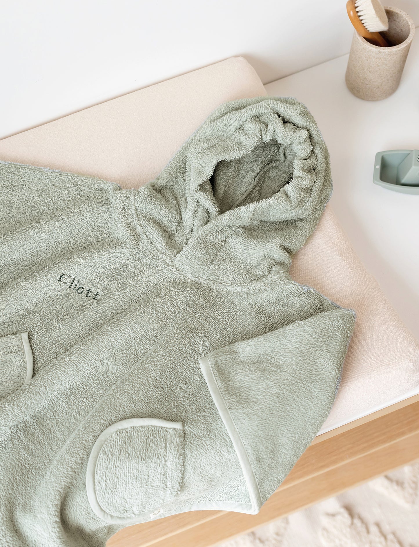 Poncho de bain Kaki