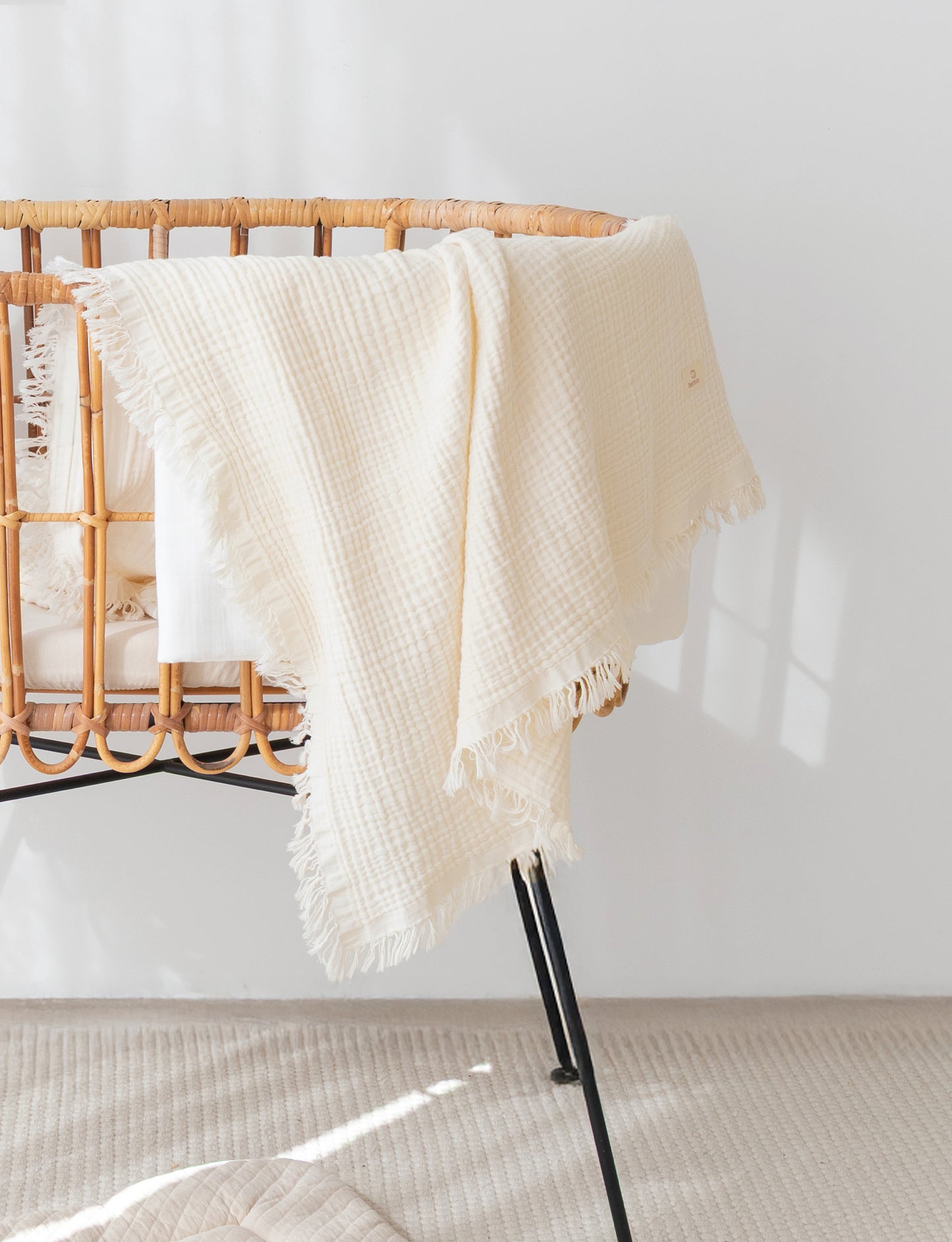 Couverture swaddle Ecru
