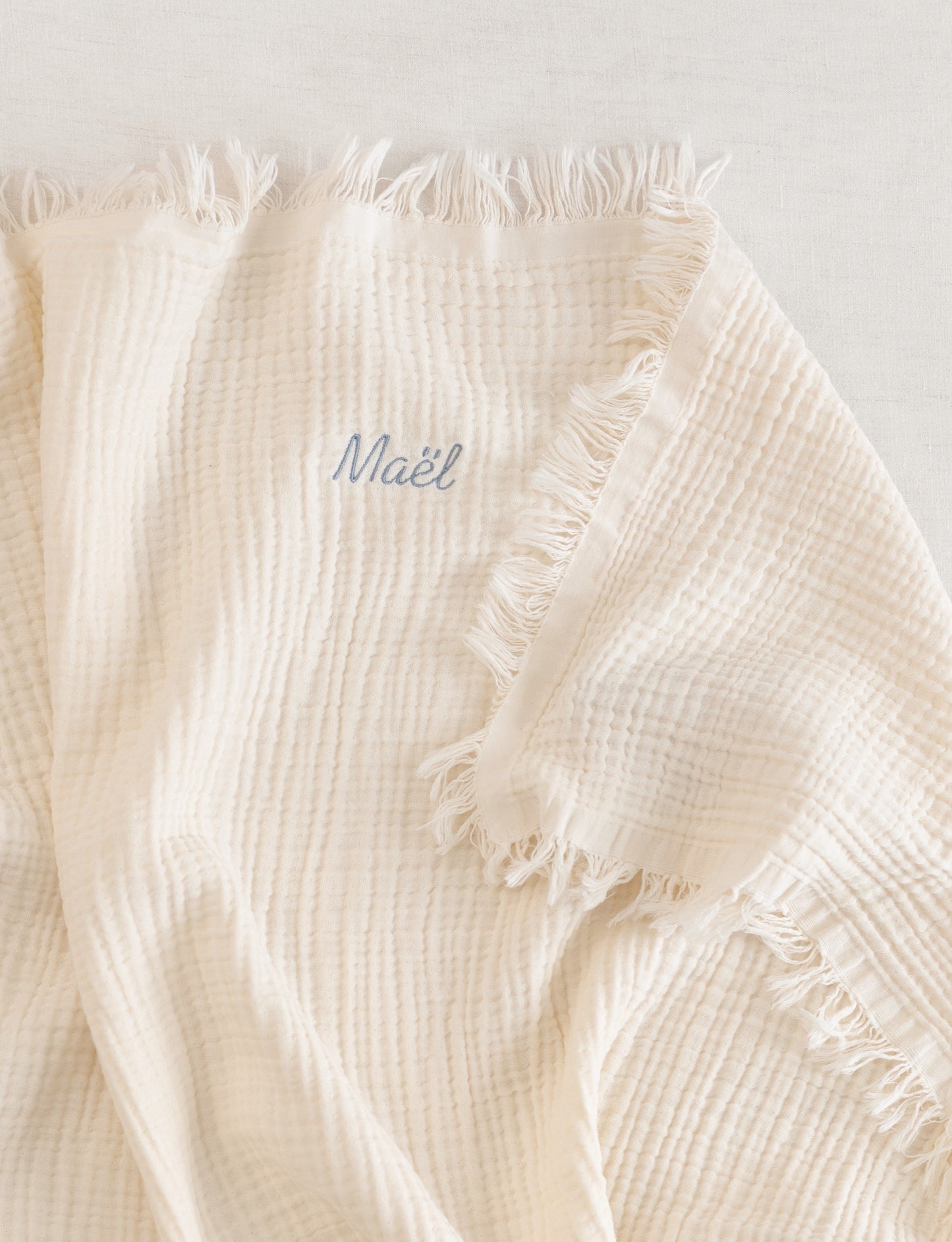 Couverture swaddle Ecru