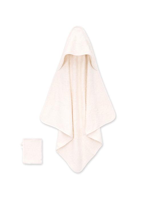 Bath cape Ecru