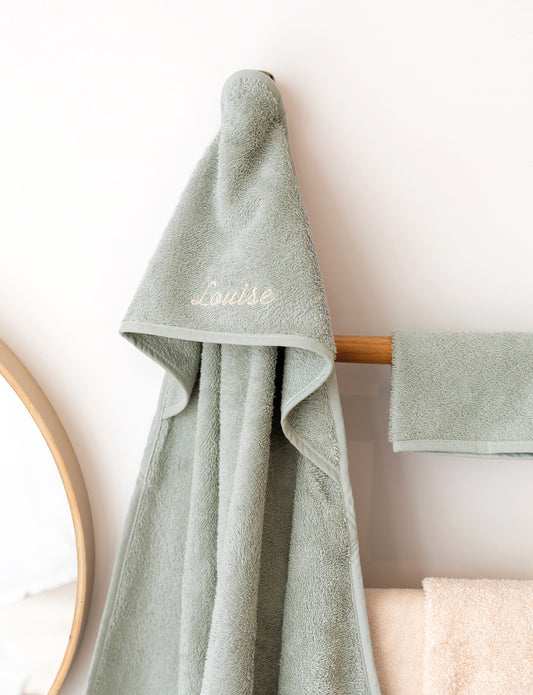Bath cape Kaki
